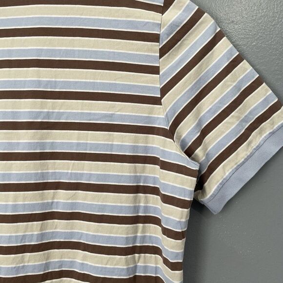 Lacoste Polo Shirt Mens Size 8 3XL XXXL Short Sleeve Pullover Preppy Golf Stripe - Picture 9 of 10